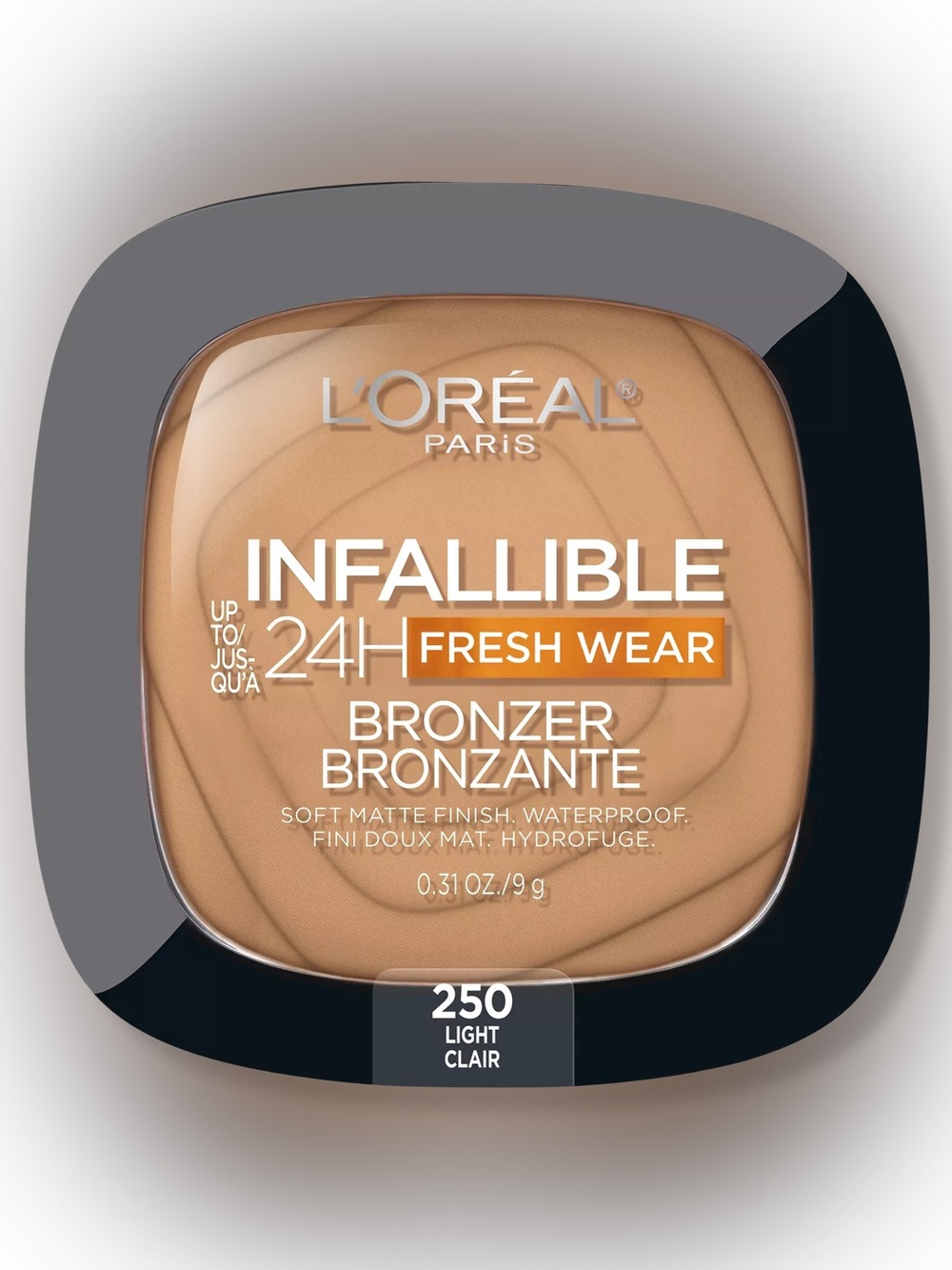 L'Oréal Infallible 24H Fresh Wear Soft Matte Bronzer - 250 Light, NEW